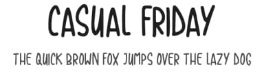Casual Friday by Hawtpixel — Script Handwritten Font — thumbnail 1