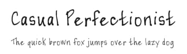 Casual Perfectionist by FontPanda — Script Handwritten Font — thumbnail 1