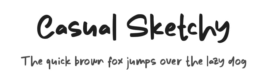 Casual Sketchy by DumadiStyle — Script Handwritten Font — preview 1
