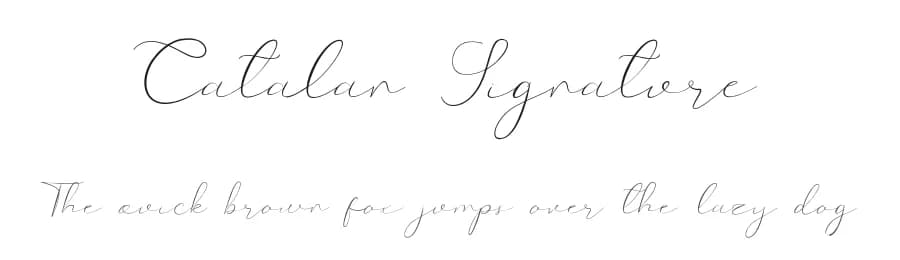 Catalan Signature by Star Studio — Script Handwritten Font — preview 1