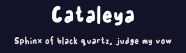 Cataleya by Mary Lee Jaji — Script Handwritten Font — thumbnail 2