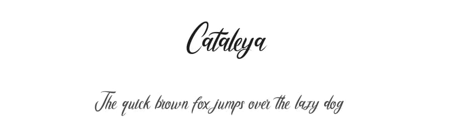 Cataleya by Creative Lab — Script Handwritten Font