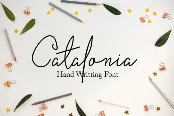 Catalonia Font by Dieza Art — Script Handwritten Font — preview 1