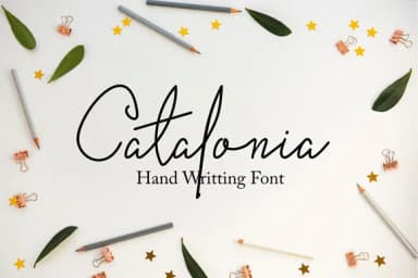 Catalonia Font by Dieza Art — Script Handwritten Font — thumbnail 1