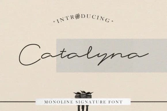 Catalyna Font by Kruweks Studio — Script Handwritten Font