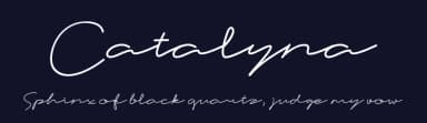 Catalyna by Kruweks Studio — Script Handwritten Font — thumbnail 2