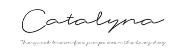 Catalyna by Kruweks Studio — Script Handwritten Font — thumbnail 1
