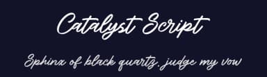 Catalyst Script by Beautypes — Script Handwritten Font — thumbnail 2