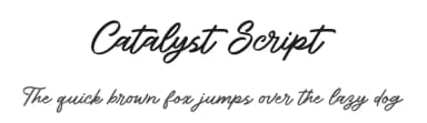 Catalyst Script by Beautypes — Script Handwritten Font — thumbnail 1