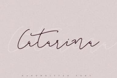 Catarina Font by Katie Holland by Katie Holland — Script Handwritten Font — thumbnail 1