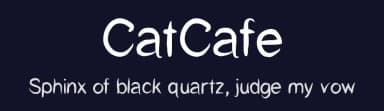 CatCafe by Shara Weber — Script Handwritten Font — thumbnail 2