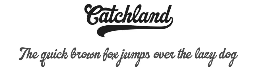 Catchland by Måns Grebäck — Script Handwritten Font