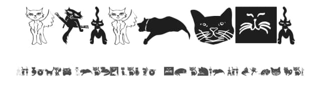 CatCrypt by Bellafonts — Dingbats Font
