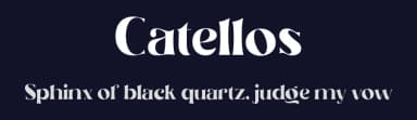 Catellos by madeDeduk — Serif Font — thumbnail 2
