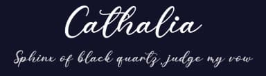 Cathalia by Nirmala Creative — Script Handwritten Font — thumbnail 2