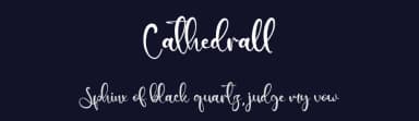 Cathedrall by Staircase Studio — Script Handwritten Font — thumbnail 2