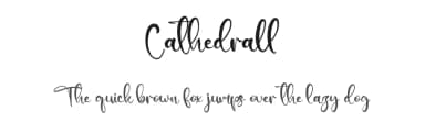 Cathedrall by Staircase Studio — Script Handwritten Font — thumbnail 1