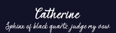 Catherine by Amarlettering - Takiy — Script Handwritten Font — thumbnail 2