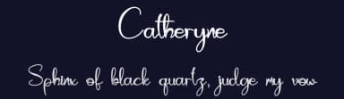 Catheryne by Vincentius Kriswandono — Script Handwritten Font — thumbnail 2