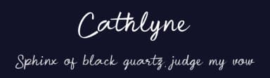 Cathlyne by skillyasstudio.com — Script Handwritten Font — thumbnail 2