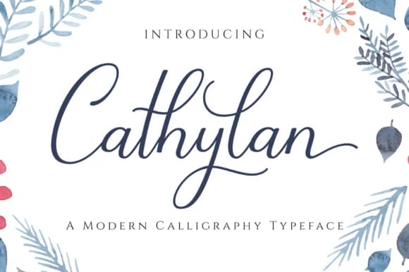 Cathylan Font by Her Letter — Script Handwritten Font