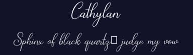 Cathylan by Sibelumpagi — Script Handwritten Font — thumbnail 2