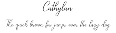 Cathylan by Sibelumpagi — Script Handwritten Font — thumbnail 1