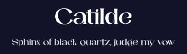 Catilde by fortunes co — Serif Font — thumbnail 2