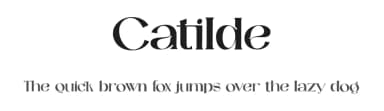 Catilde by fortunes co — Serif Font — thumbnail 1