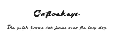 Catloekeys by Em Nazar — Script Handwritten Font — thumbnail 1
