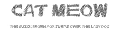 Cat Meow by Xerographer Fonts — Script Handwritten Font — thumbnail 1
