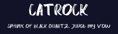 Catrock by Aboe Zart Studio — Script Handwritten Font — thumbnail 2