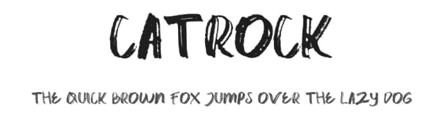 Catrock by Aboe Zart Studio — Script Handwritten Font