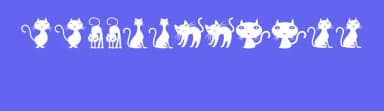 Cats by Vladimir Nikolic — Dingbats Font — thumbnail 3