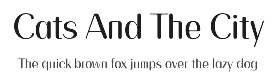Cats And The City by epiclinez — Sans Serif Font