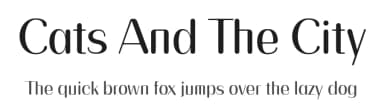 Cats And The City by epiclinez — Sans Serif Font — thumbnail 1