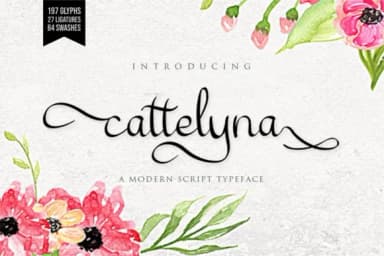 Cattelyna Font by MJB Letters — Script Handwritten Font — thumbnail 1