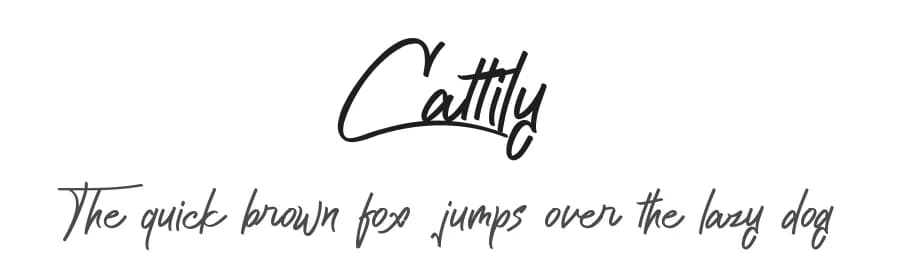 Cattily by Edric Studio — Script Handwritten Font