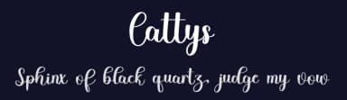 Cattys by FreshtypeINK — Script Handwritten Font — thumbnail 2