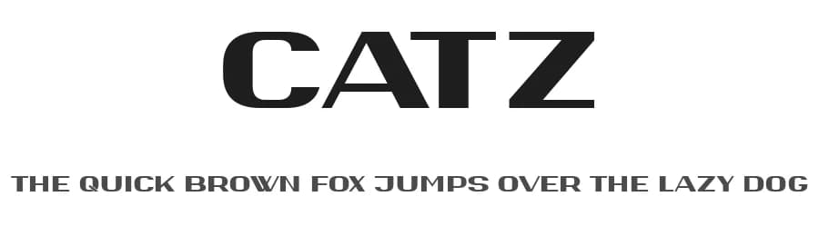 Catz by Vladimir Nikolic — Sans Serif Font