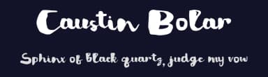 Caustin Bolar by madeDeduk — Script Handwritten Font — thumbnail 2