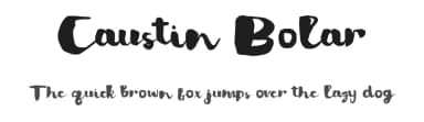 Caustin Bolar by madeDeduk — Script Handwritten Font — thumbnail 1