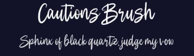 Cautions Brush by Fargun Studio — Script Handwritten Font — thumbnail 2