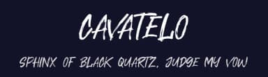 Cavatelo by Khurasan — Script Handwritten Font — thumbnail 2