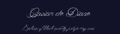 Caviar de Diane by Maelle.K | Thomas Boucherie — Script Handwritten Font — thumbnail 2