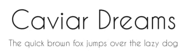 Caviar Dreams by Lauren Thompson — Sans Serif Font — thumbnail 1