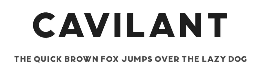 Cavilant by Chequered Ink — Sans Serif Font