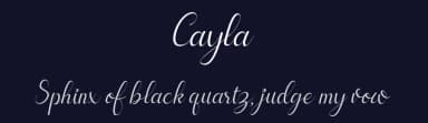 Cayla by Letterena Studios — Script Handwritten Font — thumbnail 2