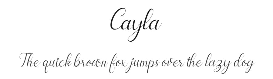 Cayla by Letterena Studios — Script Handwritten Font