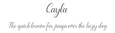 Cayla by Letterena Studios — Script Handwritten Font — thumbnail 1